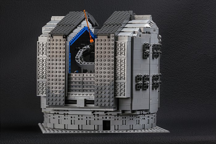 The LEGO® VLT model includes the huge dome