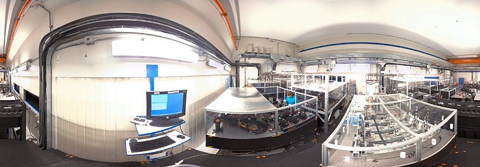 Panoramaansicht des VLTI-Labors