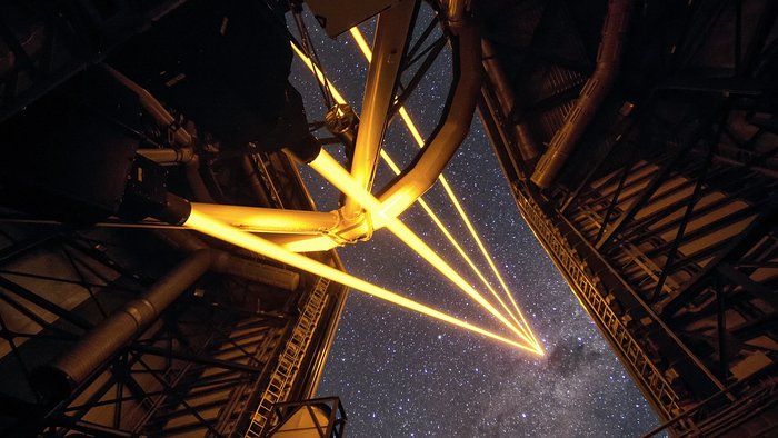 Cena do ESOcast 106: Chile Chill 9 — Lasers sobre o Paranal