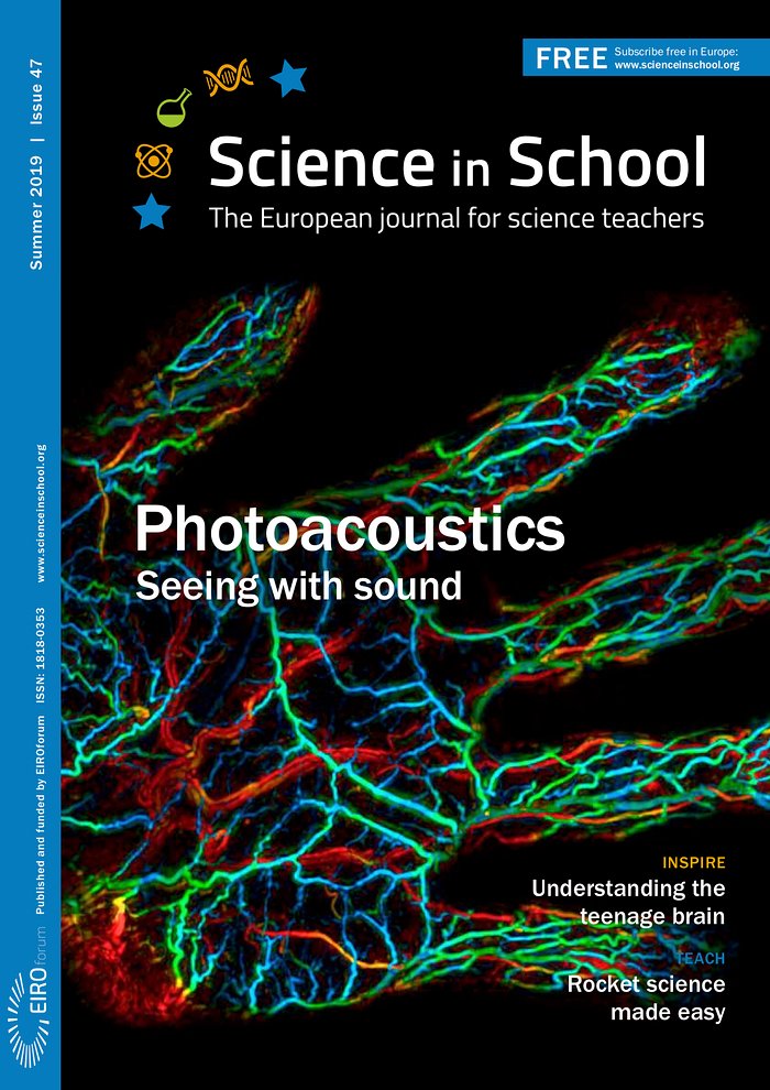 Titelseite von Science in School Ausgabe 47