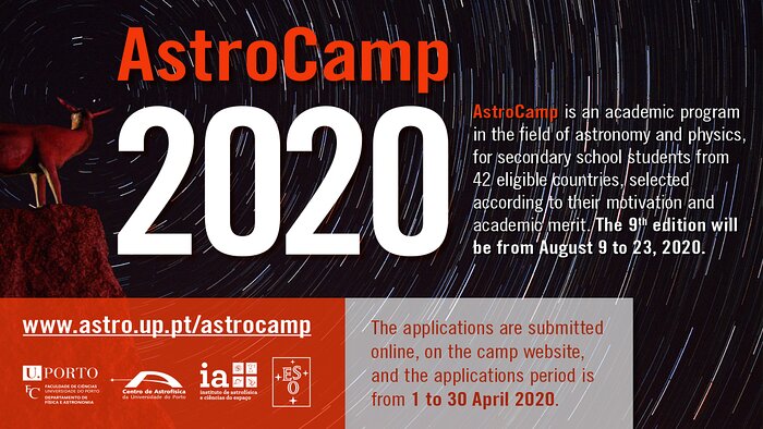 Poster do AstroCamp
