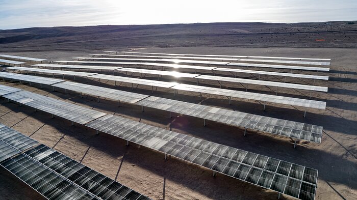 La centrale photovoltaïque de Paranal-Armazones