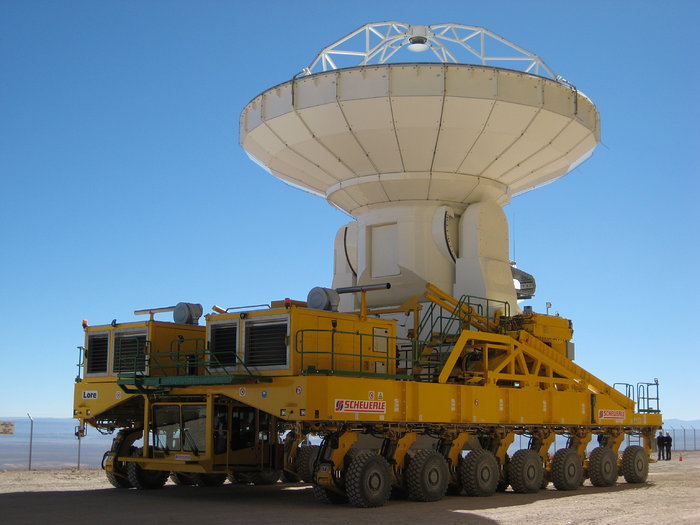 Moving an ALMA antenna