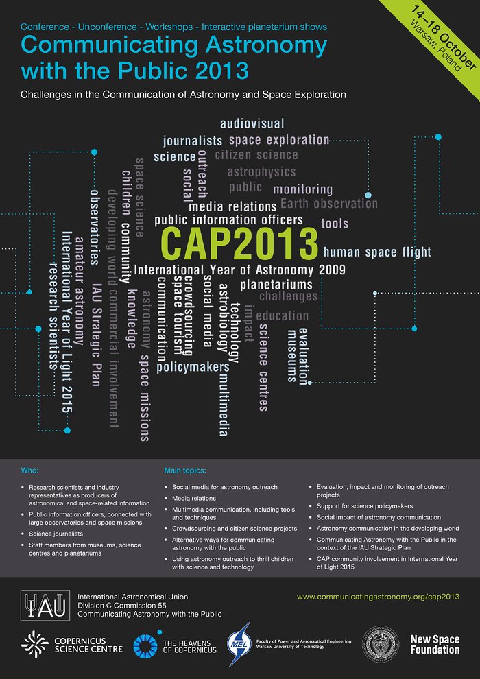 Poster da conferência CAP2013