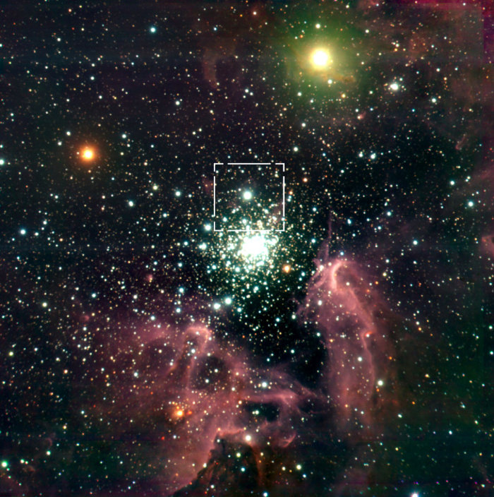 The star-forming region around NGC 3603