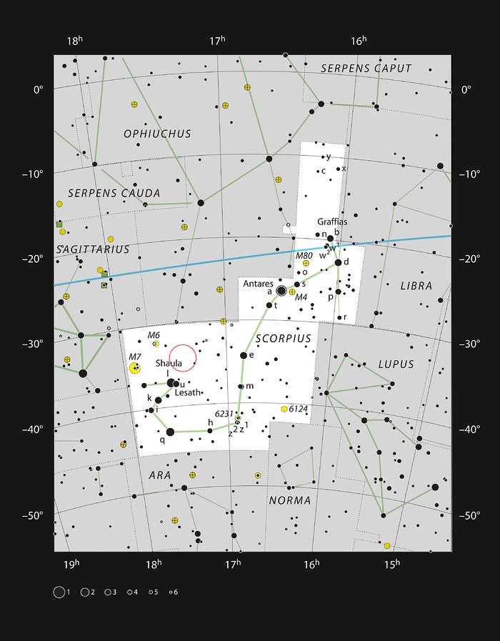 L'incubatrice stellare NGC 6357 nella costellazione dello Scorpione