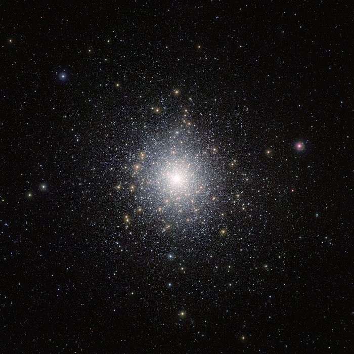 De bolvormige sterrenhoop 47 Tucanae
