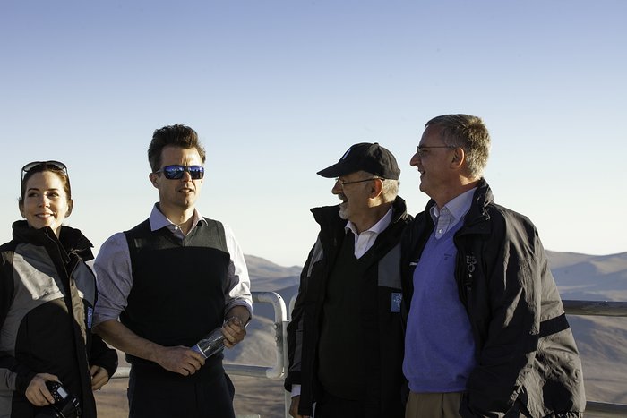 Il Principe e la Principessa Ereditari della Danimarca durante la visita all'Osservatorio di Paranal dell'ESO