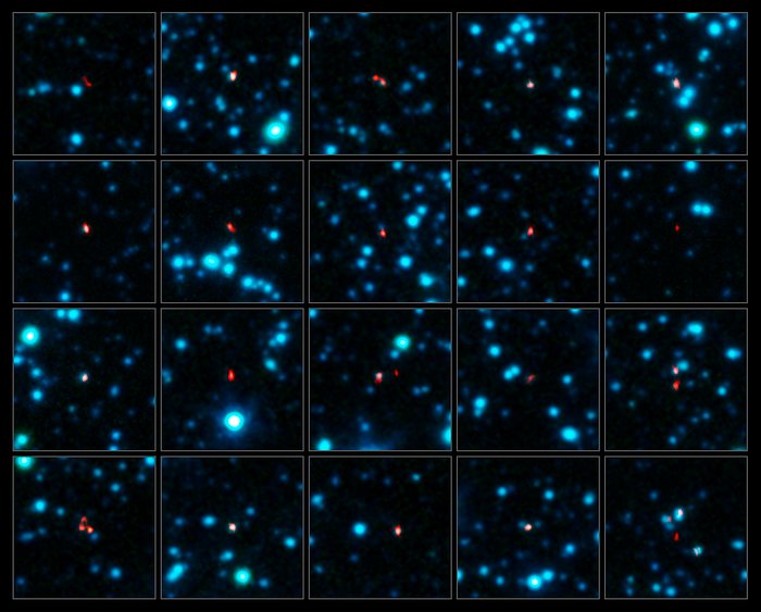 Alma lokaliseert vroege sterrenstelsels