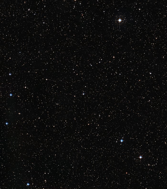 Panoramica della regione intorno a HIP 102152, una stella simile al Sole