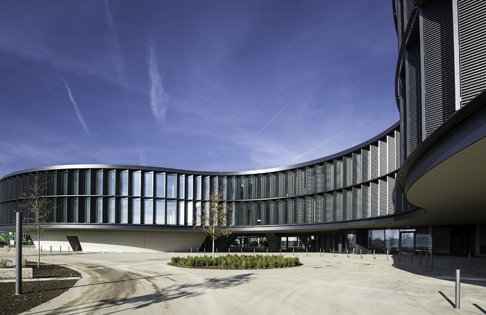 O novo edifício de gabinetes e salas de conferência do ESO