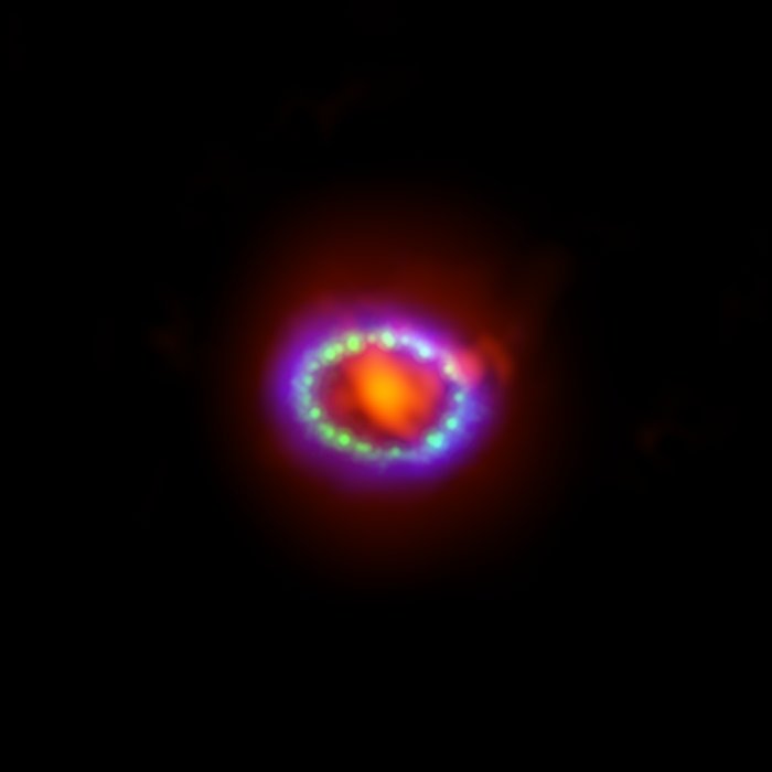 Composición de la Supernova 1987A