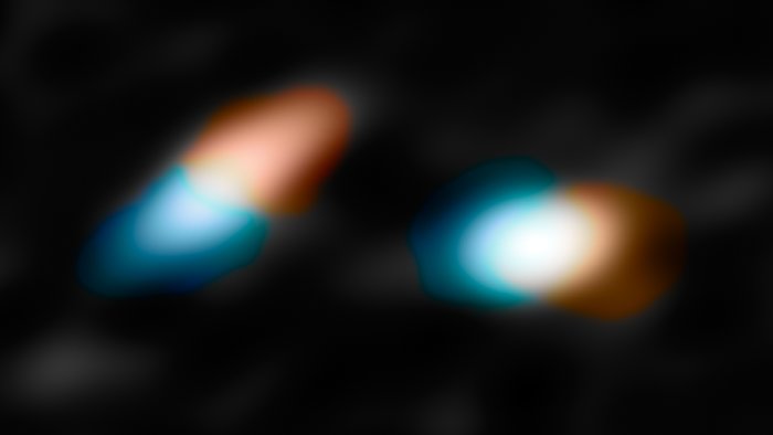 Sådan bevæger stoffet sig i skiverne omkring den unge dobbeltstjerne HK Tauri