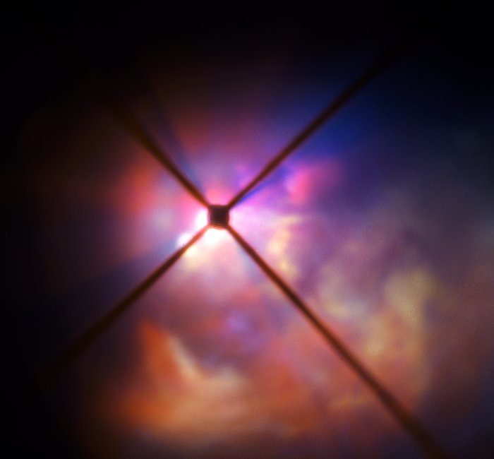 Image des environs de VY Canis Majoris acquise par l'instrument SPHERE installé sur le VLT