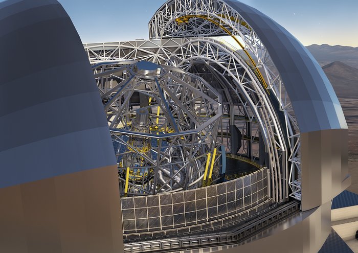 L'ESO signe le plus gros contrat au monde dans le domaine de l'astronomie sol pour les besoins de la construction du Dôme et de la Structure du Télescope de l'E-ELT