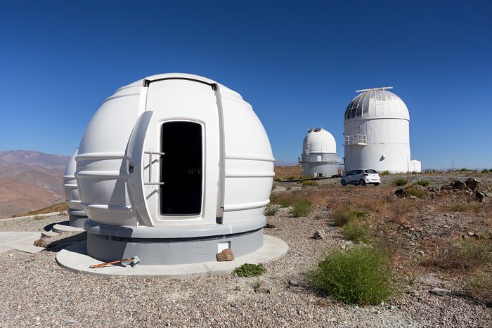 De ExTrA-telescopen op La Silla