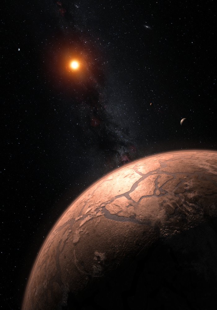 Artystyczna systemu planetarnego TRAPPIST-1