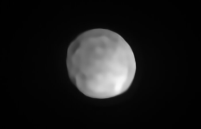 Planetka Hygiea na záběru získaném pomocí VLT/SPHERE