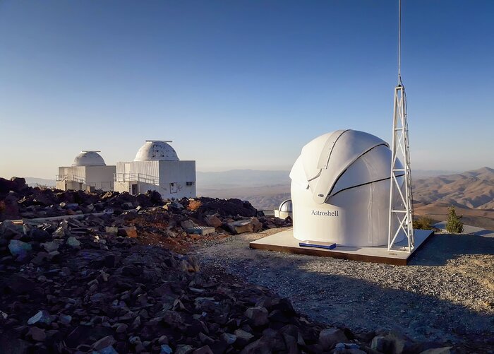 Test-Bed Telescope 2 på ESOs La Sillaobservatorium