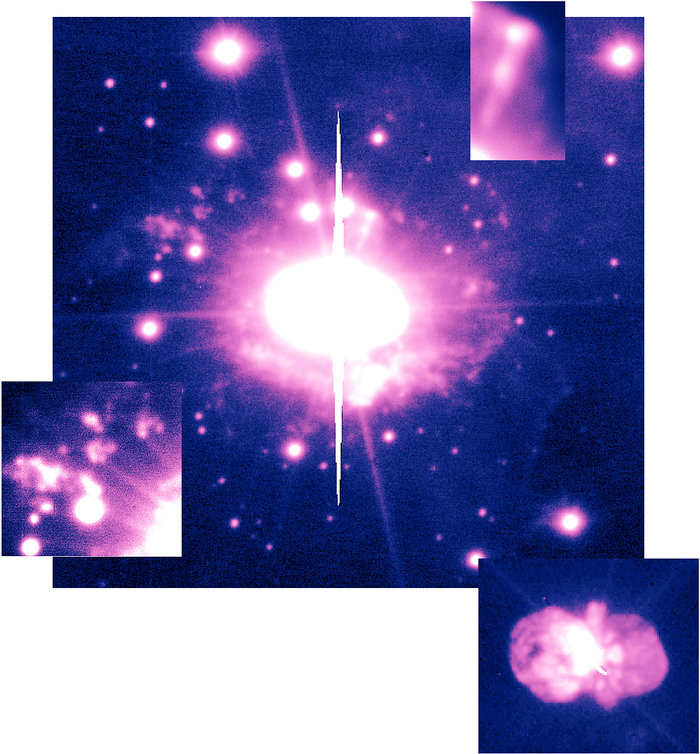 Material eyectado a gran velocidad en Eta Carinae