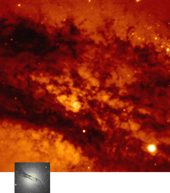 La fascia di polvere in Centaurus A