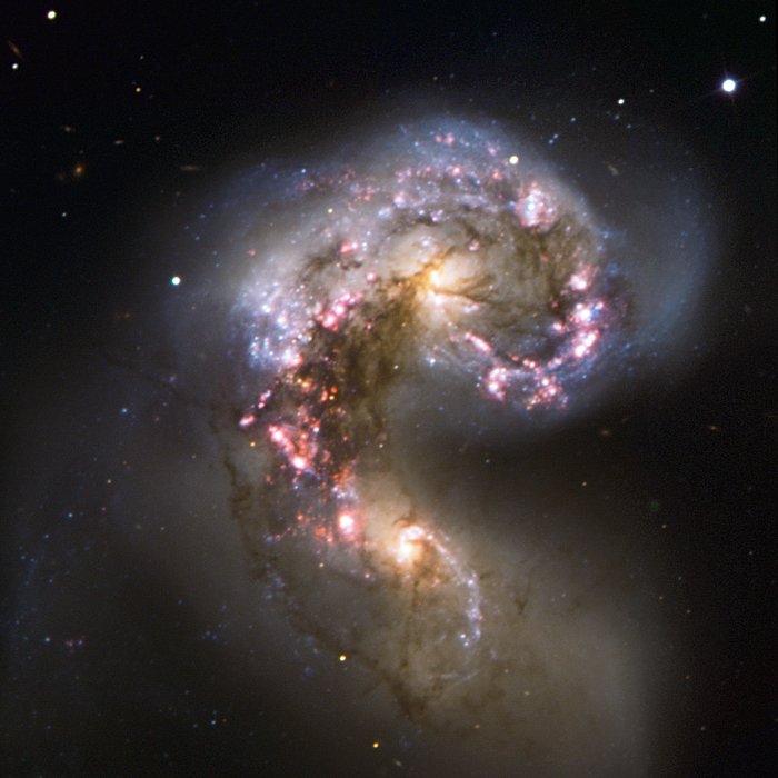 El VLT Observa las Galaxias Antenas