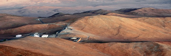 The Paranal Basecamp from above