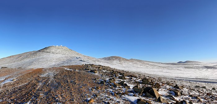 Sneeuw bereikt de Atacama-woestijn