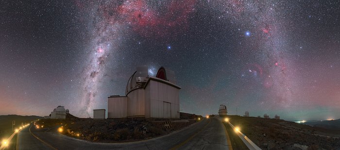 Milky Way arching over La Silla