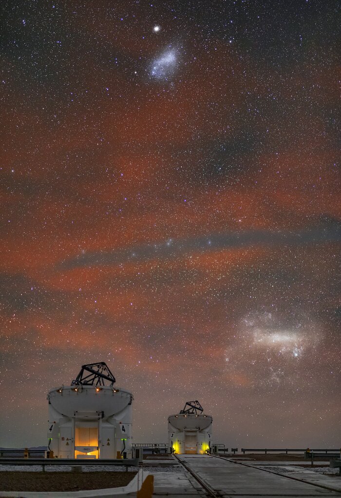Ghostly galaxies above the VLT