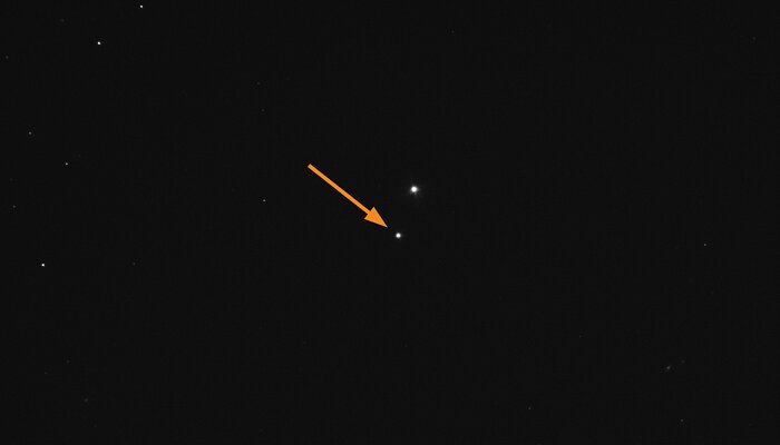 Asteroiden Didymos før den bliver ramt af DART