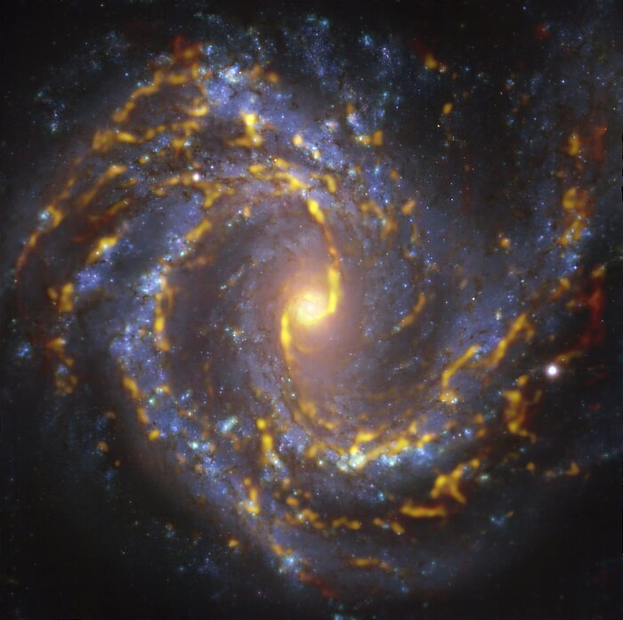 Uma galáxia hipnotizante