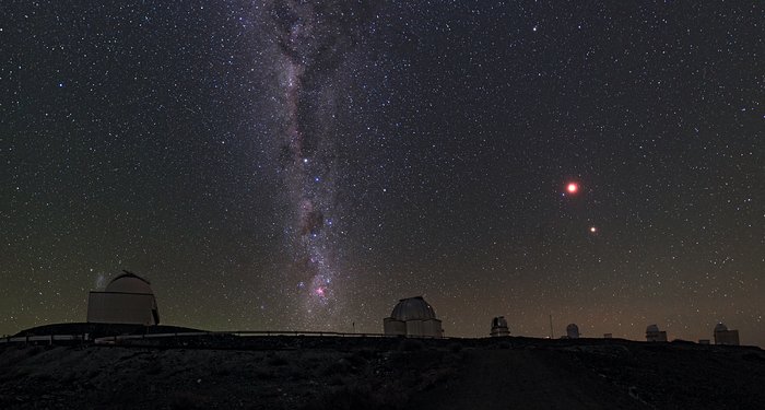 Chilean night sky revealed at La Silla