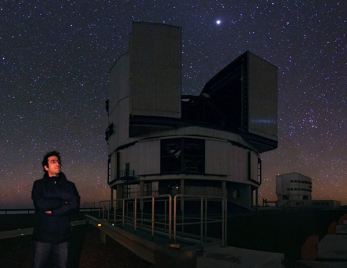 Babak Tafreshi at ESO Paranal