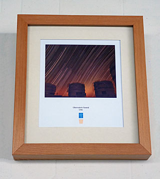 Copper Lithograph of Paranal Observatory