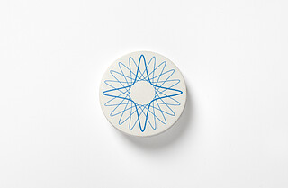 Round white eraser