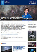 ESO — Astronom z ESO wybrana do programu treningu astronautów — Science Release eso1807pl