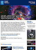 ESO — Estrela morta rodeada por luz — Photo Release eso1810pt