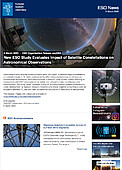 ESO — Ny ESO-studie utvärderar satellitkonstellationernas påverkan på astronomiska observationer — Organisation Release eso2004sv