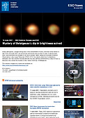 ESO — Betelgeuses mystiska ljusstyrkeminskning förklarad — Science Release eso2109sv