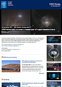 ESO — ESO-teleskop finder det hidtil tætteste par af supertunge sorte huller — Science Release eso2117da