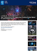 ESO — Una nueva imagen de ESO, de 1.500 millones de píxeles, muestra la nebulosa del Pollo Corredor con un detalle sin precedentes — Press Release eso2320es-cl