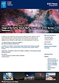 ESO Photo Release eso1250fr-be - Une image de la nébuleuse de la Carène pour marquer l’Inauguration du Télescope du VLT pour les sondages du ciel austral (VLT Survey Telescope)