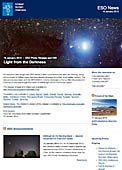 ESO Photo Release eso1303es-cl - Luz desde la oscuridad