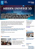 ESO Organisation Release eso1329de - Weltpremiere des IMAX® 3D Films „Verborgenes Universum” — Ihr Ticket zu den Sternen - durch die Augen der leistungsstärksten Teleskope der Welt. Zum ersten Mal auf der Leinwand und in 3D. 