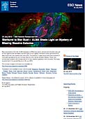 ESO Science Release eso1334pl - Samodestrukcyjne procesy gwiazdotwórcze — ALMA rzuca światło na tajemnicę brakujących galaktyk masywnych