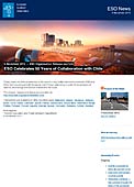 ESO Organisation Release eso1346de - Die ESO feiert 50 Jahre Zusammenarbeit mit Chile