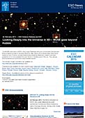 ESO — VLT – au-delà de Hubble, MUSE dessine l’image tridimensionnelle de l’Univers lointain — Science Release eso1507fr-be