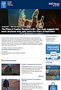 ESO — De berømte Pillars of Creation i 3D — Photo Release eso1518da