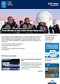 ESO — Italian pääministeri vieraili Paranalin observatoriolla — Organisation Release eso1541fi
